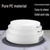 Red Anti-Mold Round PE Plastic Cutting Board, 40x6cm