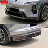 Compatible with NIO EC6: Modified Pluto Style Front Lip, Rear Lip, Top Wing, Tail Wing, Wind Deflector, Fender Trim, and Mirror Cover Kit.