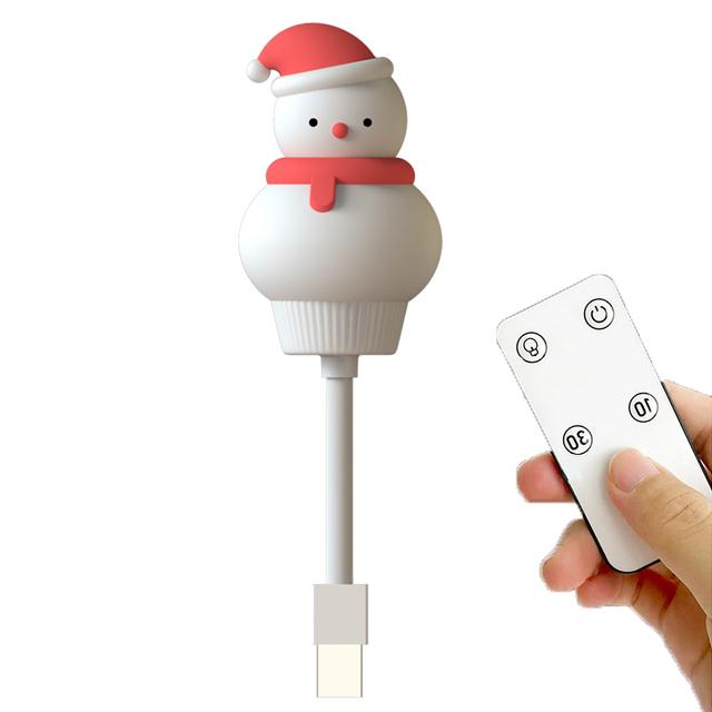 USB Cartoon Cute Night Light With Remote Control Babies Bedroom Decorative Feeding Light Bedside Tabe Lamp Xmas Gifts For Kids