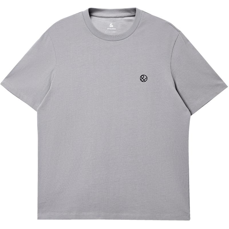 Мужская футболка Jack & Jones из чистого хлопка с вышивкой L