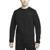 Nike Solid Color Fitted Long Sleeve Sweatshirt Men Tops Black FB7917-010
