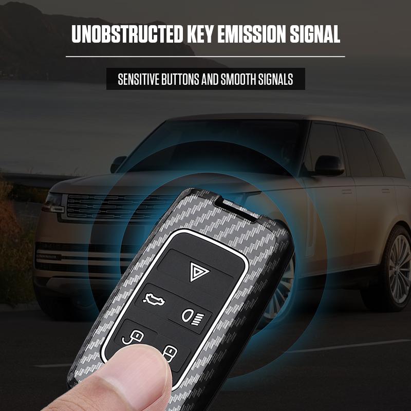 Interior Mouldings Car Remote Key Case Cover Shell for Land Rover Range Rover Sport Evoque Freelander Velar Discovery 4 Jaguar X