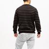 Men's DEELUXE 74 Striped Fine Knit Round Neck Sweater
