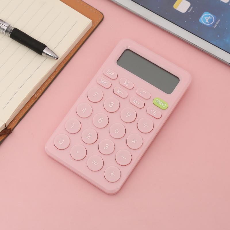 8 Digits Desk Mini Calculator Big Button Financial Business Accounting Tool Suitable For School Students Small Business Supplies