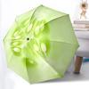 1pc Cucumber Slice Automatic Open/close Folding Compact Umbrella, 8-Rib Sturdy Canopy, Lightweight Portable, Everyday Use, Gift, Outdoor Umbrella, Tra