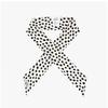 Chloe Dot Band Skinny Twill Silk Scarf 94q