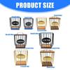 Fashionable Elegant Sturdy Coffee Storage Basket Solution Opening for Efficient Organization of Coffee Supplies
