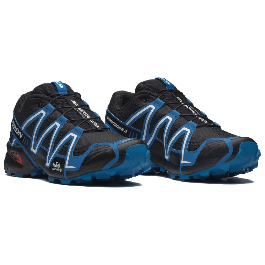 SALOMON Speedcross 3 Fabric Breathable Running Shoes Men's Blue Black 479920