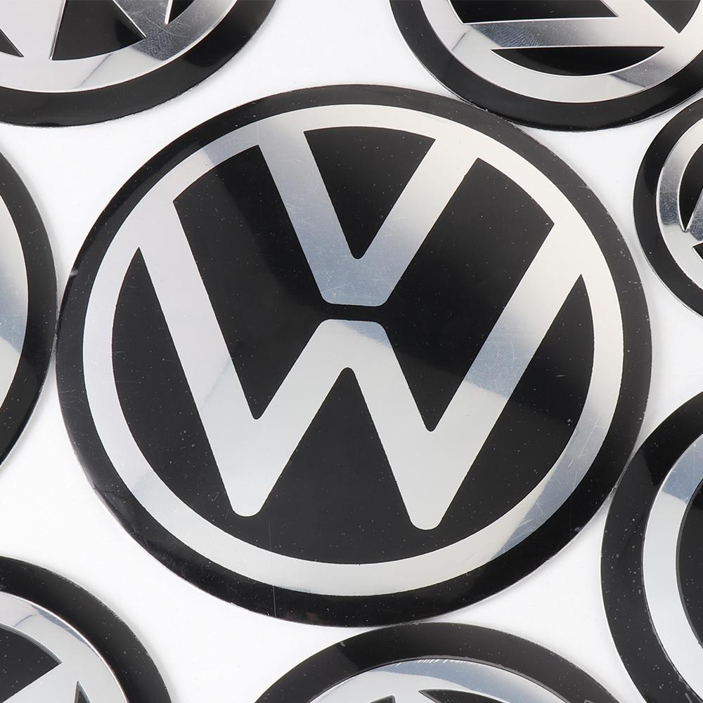 70/80/90/100/120mm Car Aluminum Logo Wheel Center Hub Cap Sticker Cover for Volkswagen VW Golf 6 7 MK4 TSI TDI Magotan B5 B6 B7  EB1