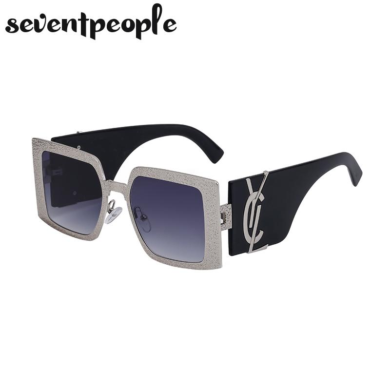 Classic Oversized Square Sunglasses Women Big Frame  Luxury Brand Designer New Vintage Shield Sun Glasses For Ladies Eyewear