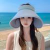 Summer Sun Visor Hat for Women - Breathable, Adjustable, Wide Brim with UV Protection - Perfect for Beach & Outdoor Activities