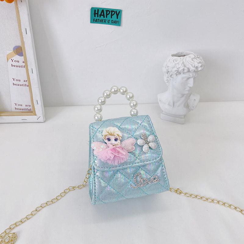 Stylish Mini Pu Leather Children's Crossbody Bag With Chic Bow Design For Kids