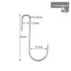 Multi-Purpose Chrome-Plated S-Shaped Hanging Hooks for Kitchen, Bathroom, and Clothing Storage