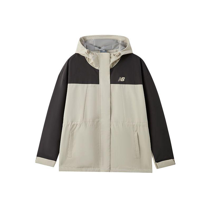New Balance Jackets Women s Beige Hooded Moderate Other NAF36192-BEI M
