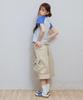 KIJIKO Ke403. Back Logo Raglan Tee Blue
