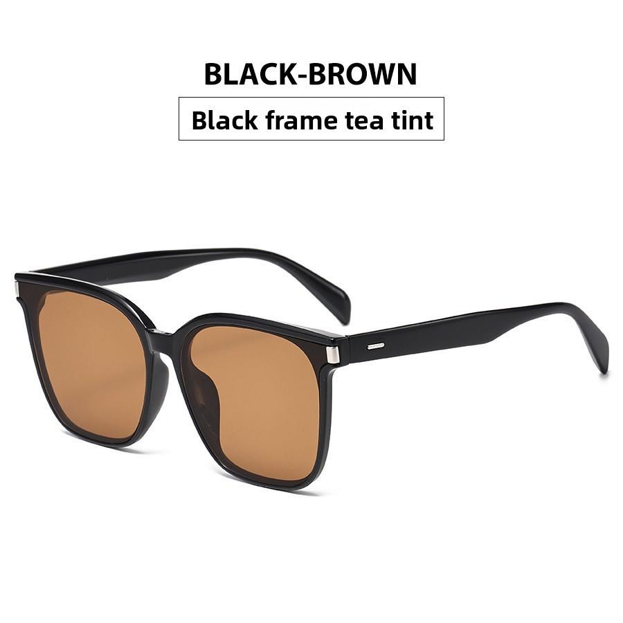 Vintage Square Sunglasses With Uv400 Protection For Fashionable Outdoor Travel