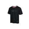 T Shirts Men's Black Crew Neck Thin Straight Fit BV9390-010