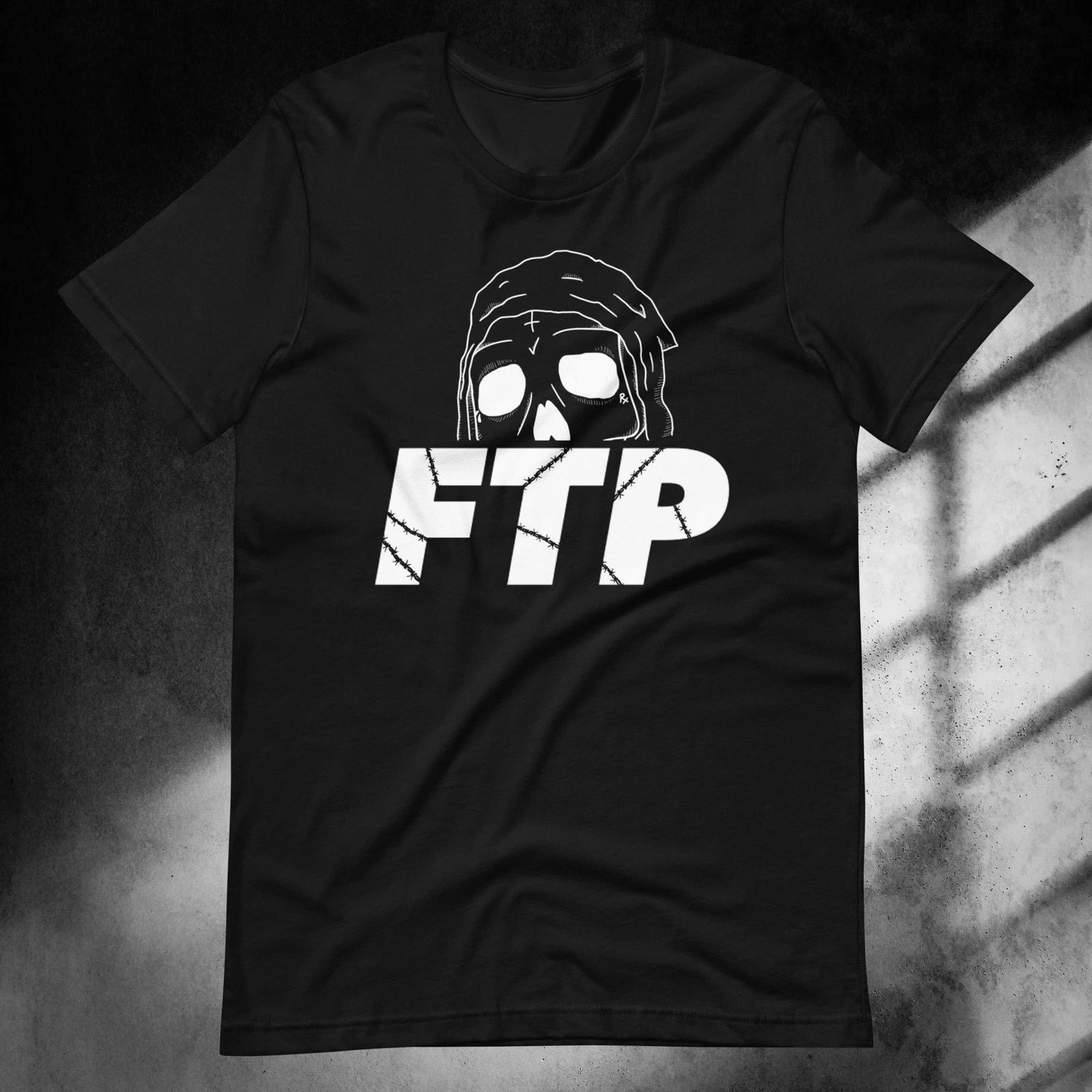 FTP | Horrorcore clothing | Gothic clothes | Edgy Skull Shirt 2XL