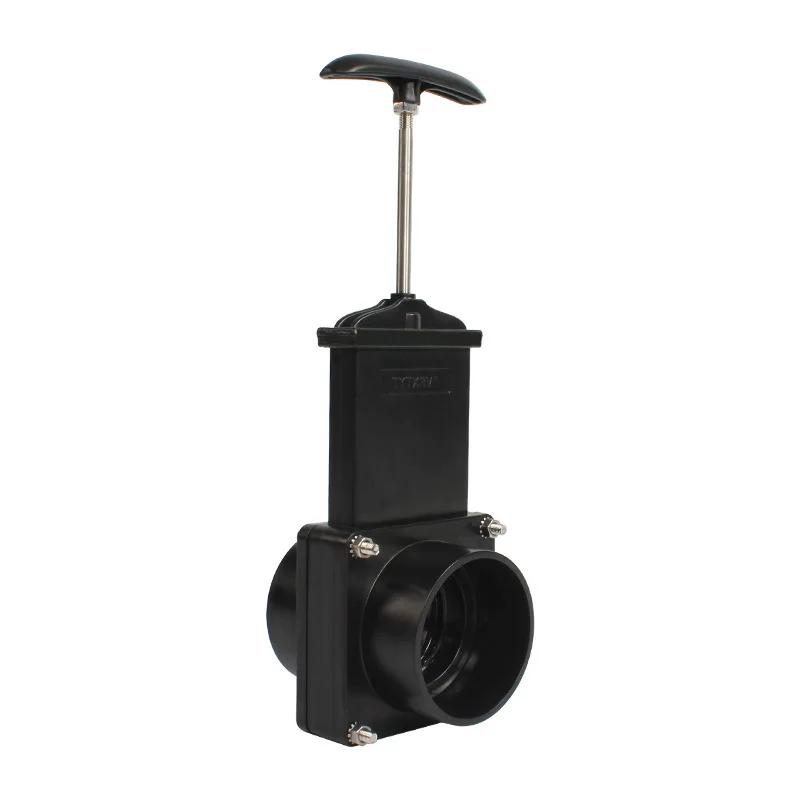 RV Trailer Sewage Tank Valve – Black Water Tank Drain Flange Valve for RV, Camper & Travel Trailer Modification