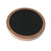 Drink Absorbent Wood Coasters Heat Resistant Wooden Drink Placemats Felt Wooden Tea Mat  Office