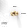 French Vintage Cupboard Door Handles Solid Furniture Knobs Easy to Install Hardware for Wardrobe Drawer Cabinet Home DIY Project