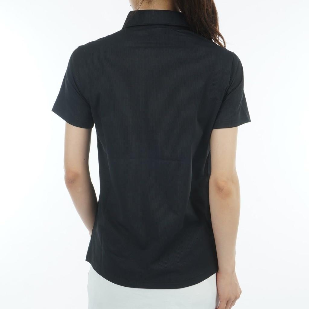 Short Sleeve Polo Shirt Pocket Golf LL [Pin Apparel] Women's (One Logo) / / 622-5160210 010_Black