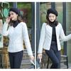 Medium velvet vest liner thickened padded jacket women's winter short padded jacket plush casual long-sleeved padded jacket