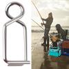 15Pcs Fast Lock Clips Easy and Secure Fishing Swivels Quick Change Lure Clips for Blowing Tube Squid Jig Fishing Accessories