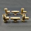 Cot Tee 3 căi 1/8" 1/4" 3/8" BSP Femeie Bărbat Splitter Fiting conductă alamă Apă Gaz Ulei DN6/8/10 Casă Grădină