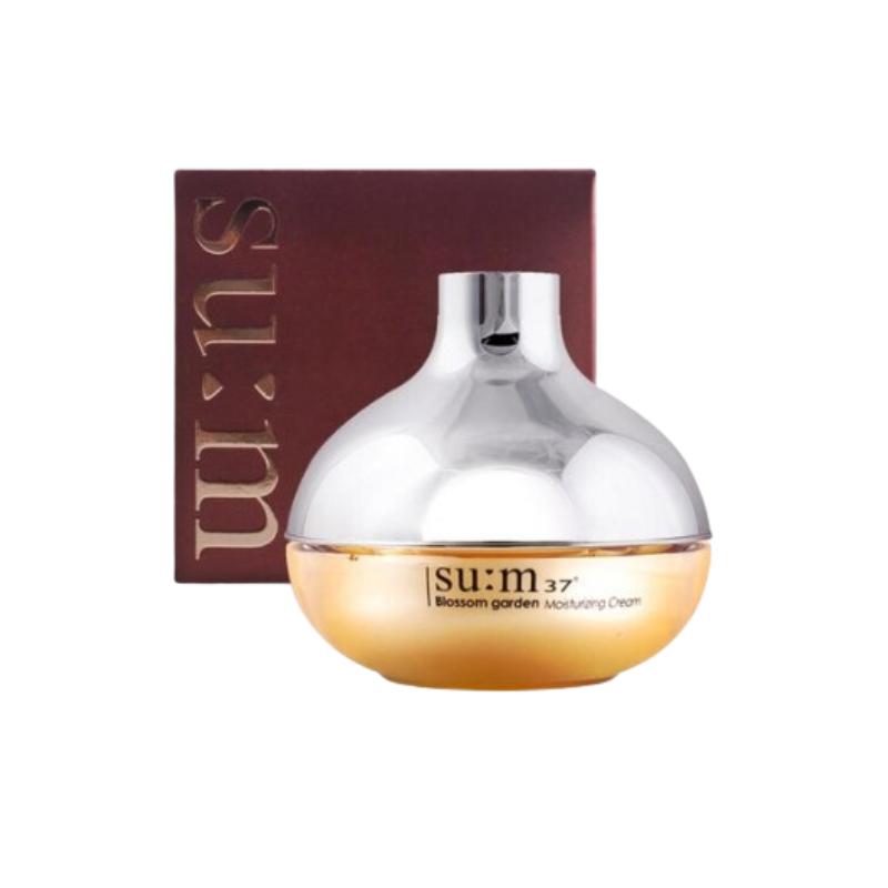 SUM37 Blossom Garden Moisturizing Cream - Rich Fermented Hydrating Face Cream for Soft and Supple Skin, 50ml / 1.69 Fl Oz