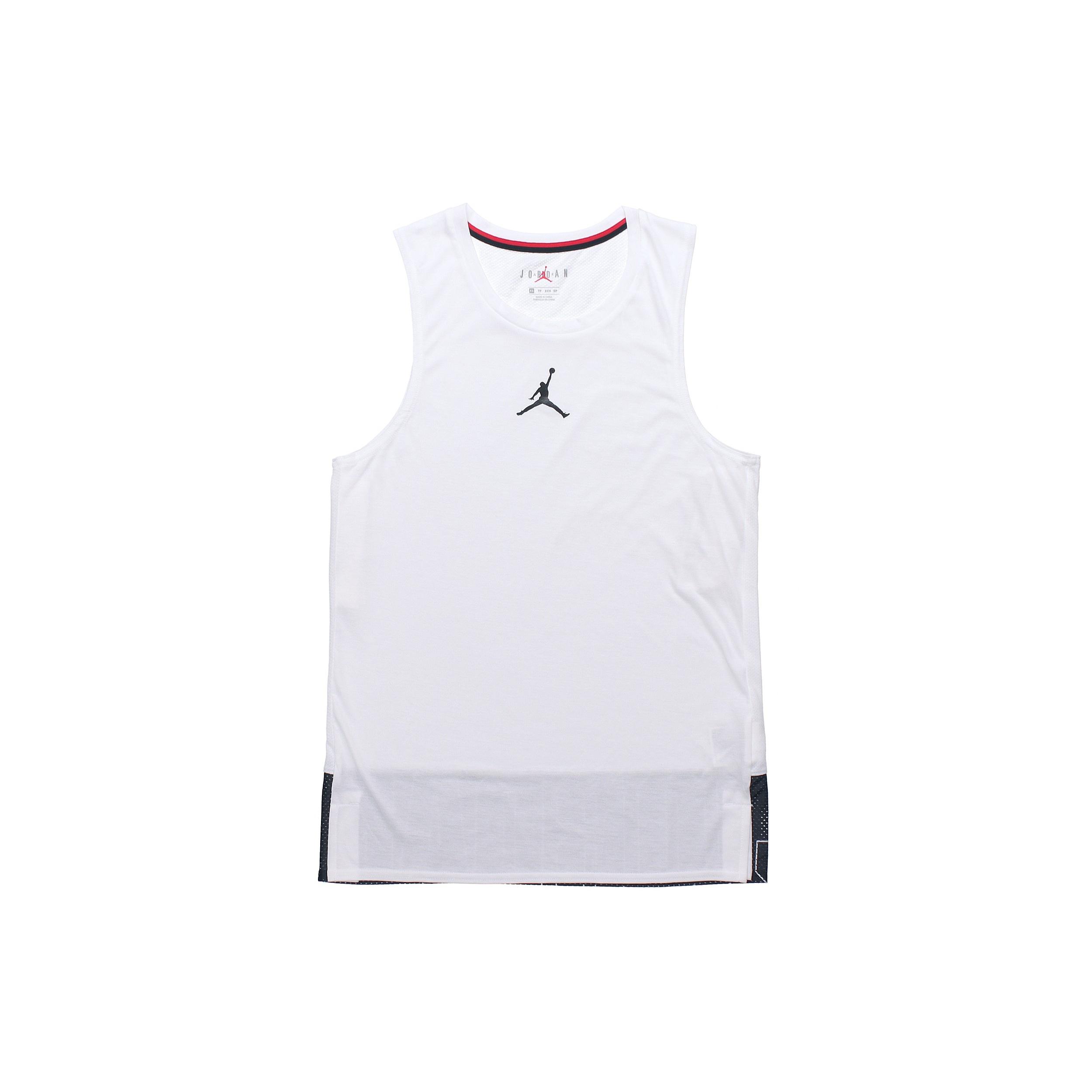 Air Jordan 23 Alpha Basketball Sports Vest White Men s CJ5545-100 XS