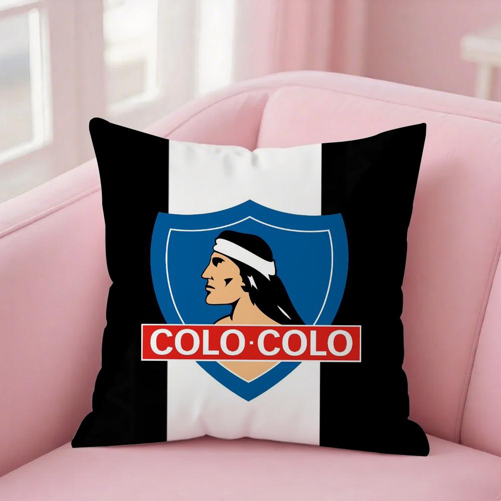 Club S-Social Y D-Deportivo Colo Pillow Case Square Double-Sided Printing Short Plush Sofa Cushion Cover Bedroom Bedside Pillow