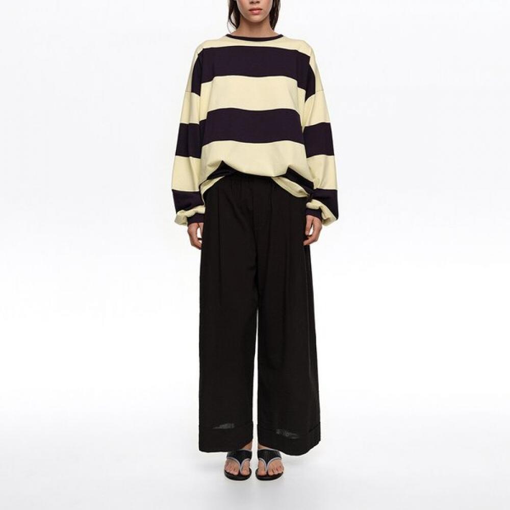 

Bimba Y Lola Textured Belt Trousers Black [26ss] B265awp006bkb Black/XS