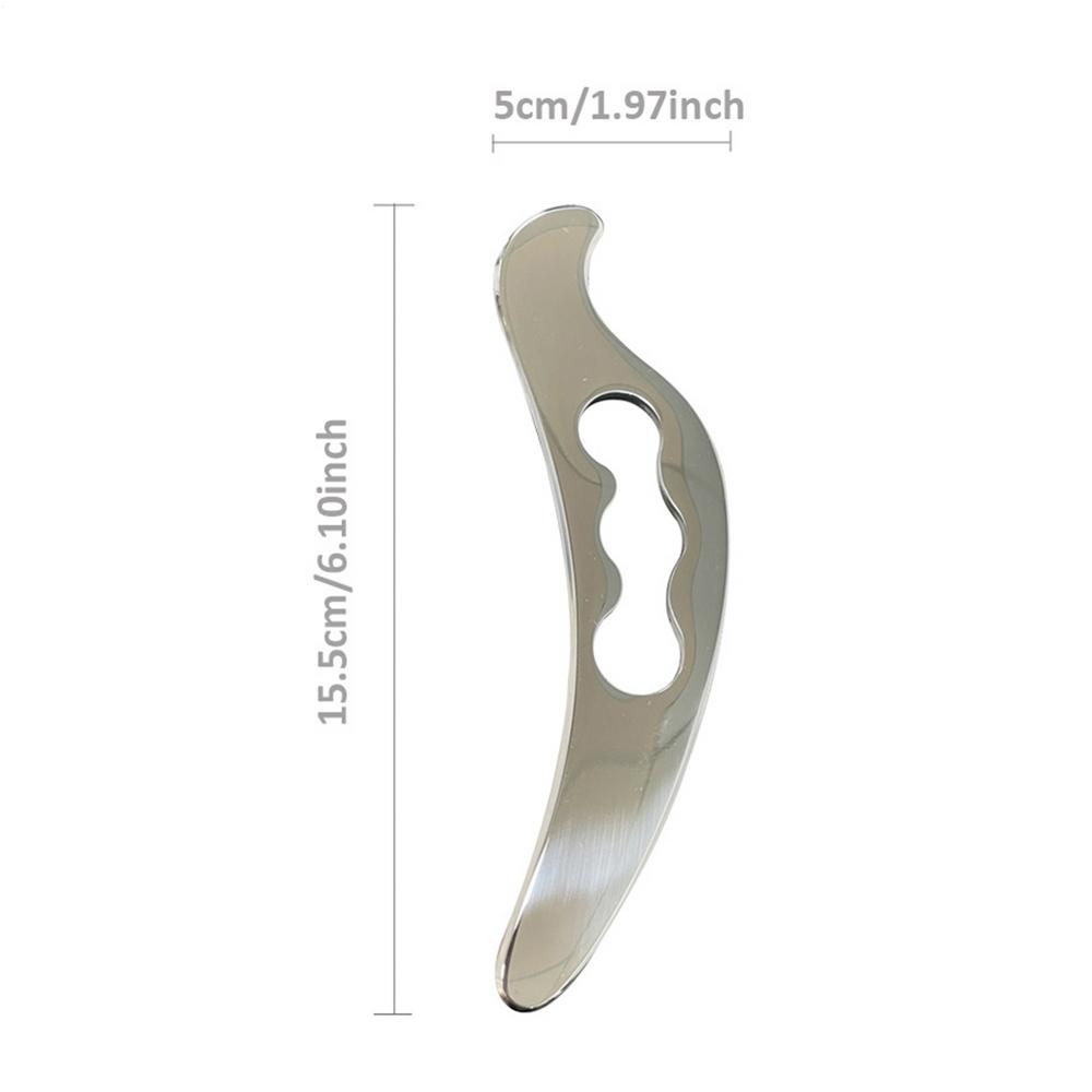 

Stainless Steel Scraping Board Muscle Massage Board Scraping Tool Massage Plate Tissue Scraping For Back Leg GuaSha Massage Tool