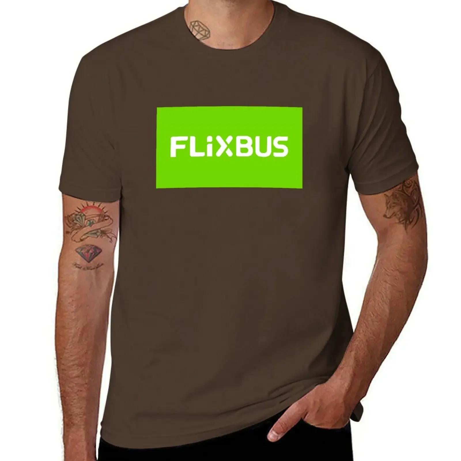 

Футболка Flixbus кастомний дизайн власної вільної футболки одяг в стилі аніме літній топ Чоловічі футболки XL