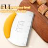 Effortless To Use Dough Cutter Stainless Steel Bench Scraper Double-scale Design Pastry Non-Slip Handle Tool for Home Food-grade