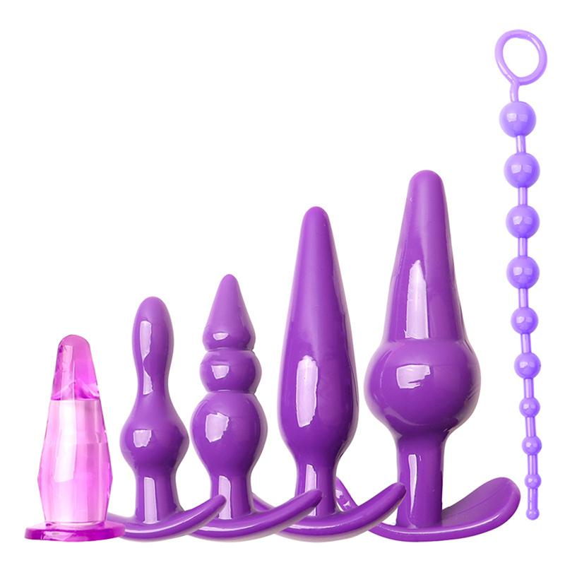 Butt Plug Set 4/5/6/9Pcs Different Shapes Anal Expander Prostate Stimulator Plug Anal Dilator for Adults Sexual Wellness Toys