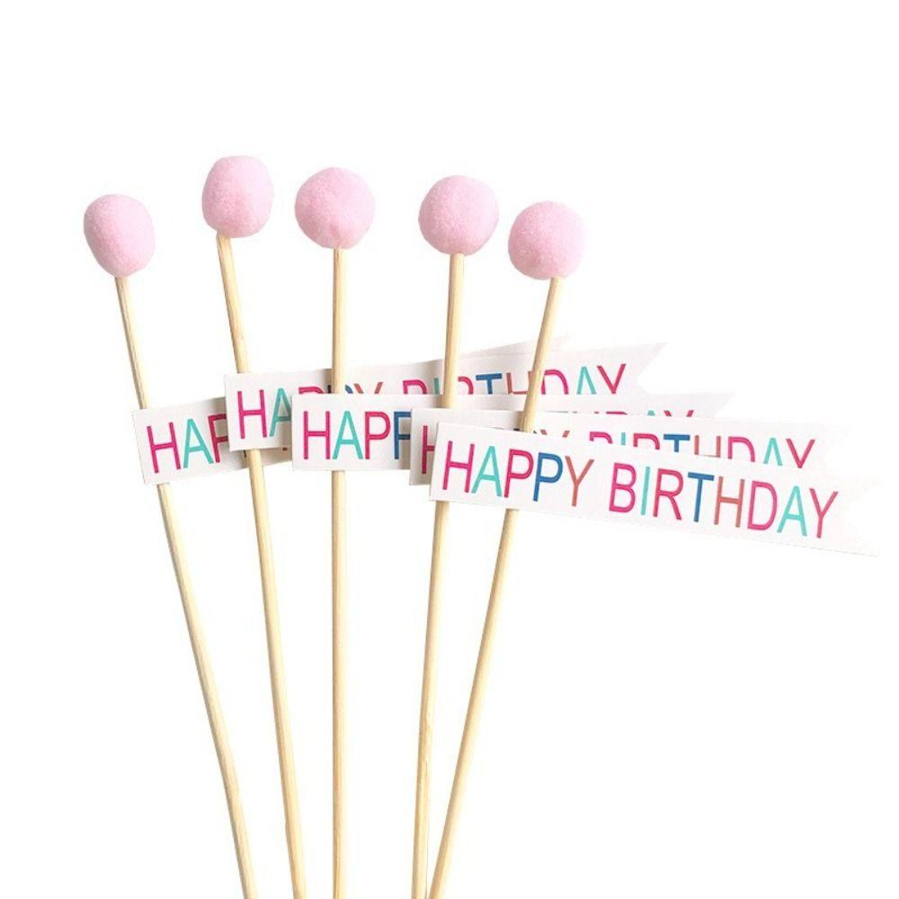 Cute Bear Cake Decoration Happy Birthday Birthday Cake Plugin  Party Supply