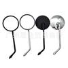 Universal Round Large View Motorcycle Electric Scooter Rearview Mirror With Acrylic Shell Iron Stem