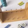 Wood Thread Holder 9 Spool Thread Spool Holder Embroidery Thread Organizers Sewing Thread Storage Stand for Quilting
