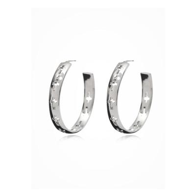 Women's Surgical Cross Point Ring Earrings
