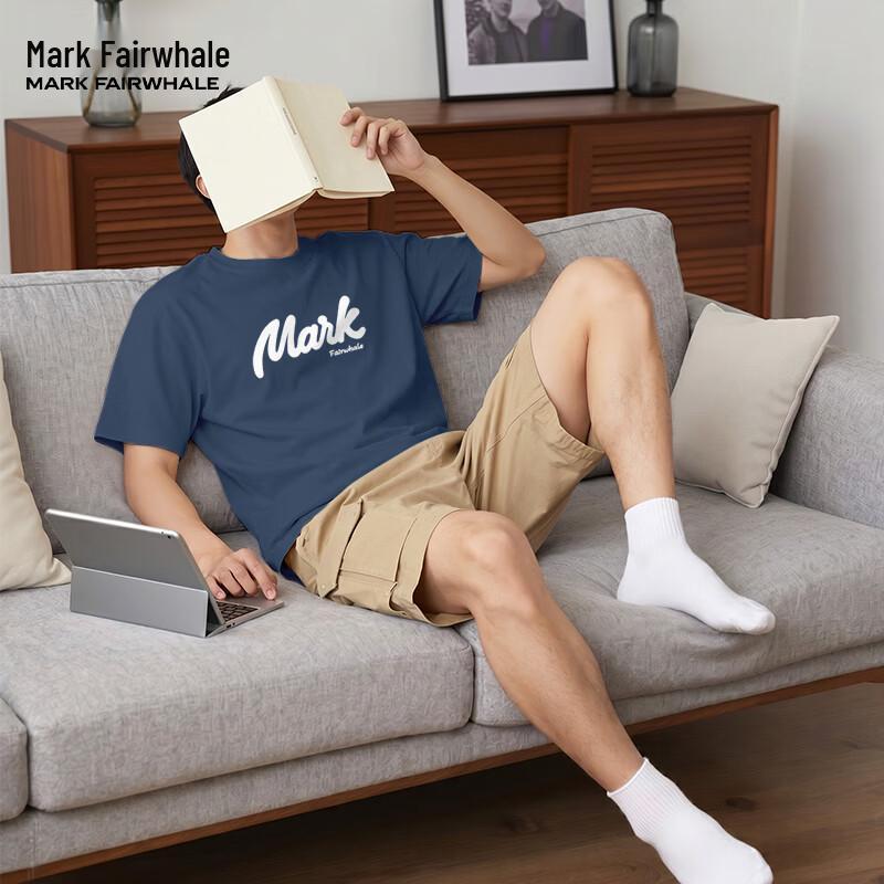 MARK FAIRWHALE Men s Premium Cotton Crewneck T-Shirt XL