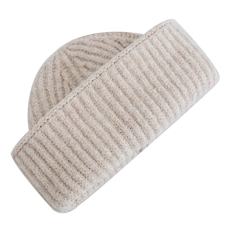 New Style Slouchy Hats Beanie Hats Winter Cap Y2K Warm Cap For Women Solid Color MONFRTF Letter Winter Knitted Girl Hats
