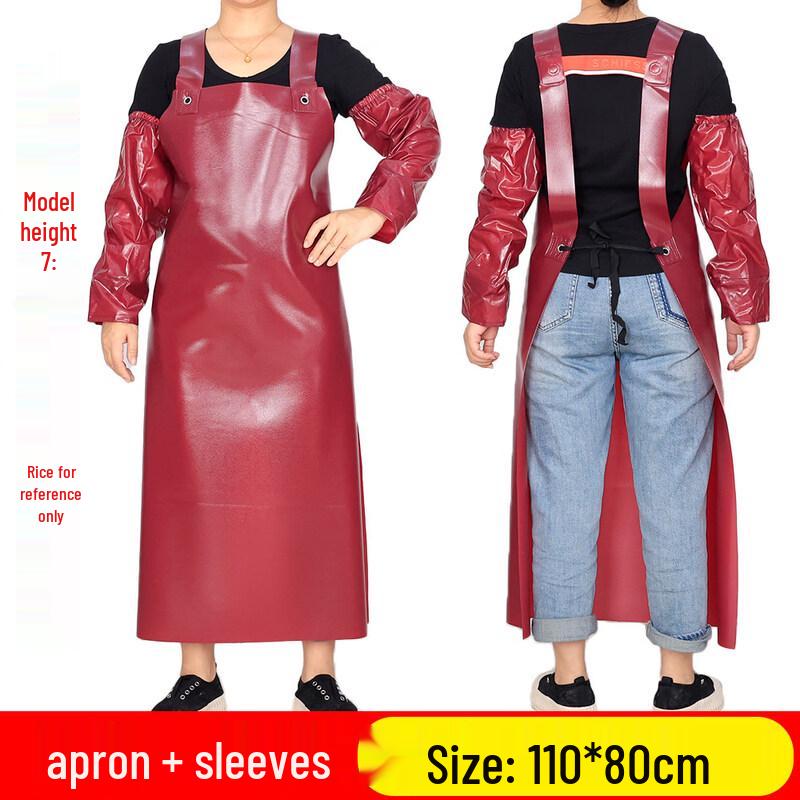 Heavy-Duty Waterproof & Oil-Proof PVC Apron
