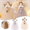 Cute Christmas Tree Angel Girl Decoration Xmas Christmas Tree Top Star Ornaments Angel Little Girl Doll Gifts New