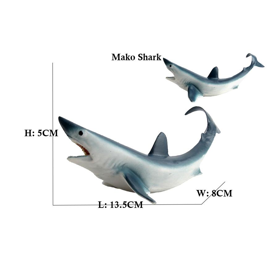 Endangered Marine Animals Figurines Killer Shark Orca Beluga Whale Dolphin Seal Model Action Figure Toy Conservation Awareness