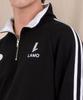 Ellamo French Terry Track Half-Zip Collar Oversized Sweatshirt [Black]