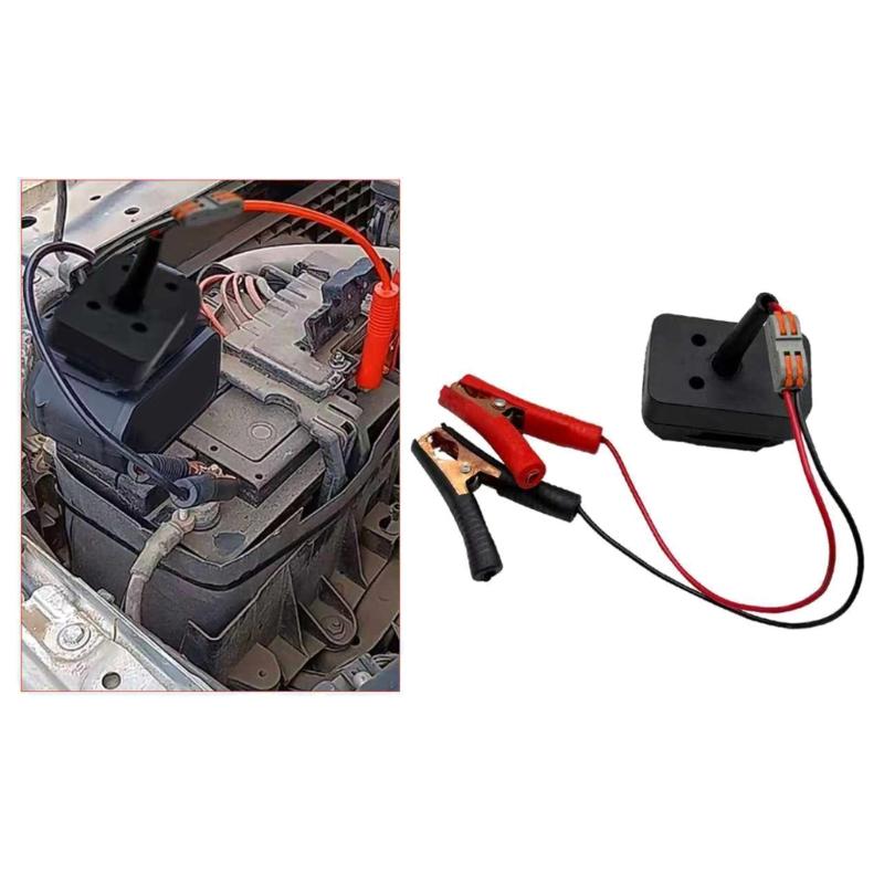 High Capacity Jumping Starter Charging for Battery Boosting Cable Adapter Emergency Power With Clip Car Accessories