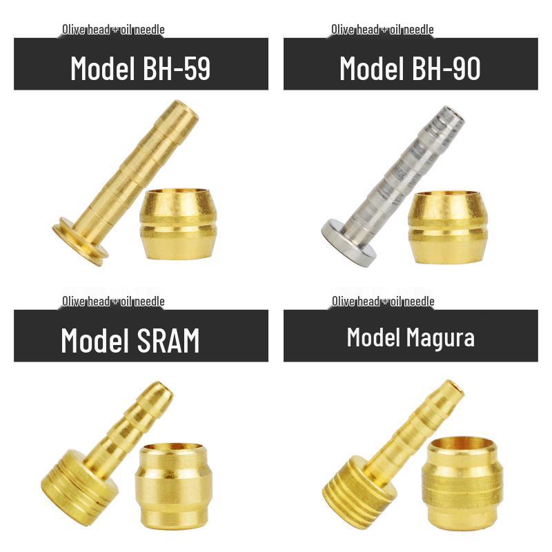 BH-59/90 Compression Ring Joint & Oil Hose Set for SHIMANO/SRAM Disc Brakes (5 Sets)