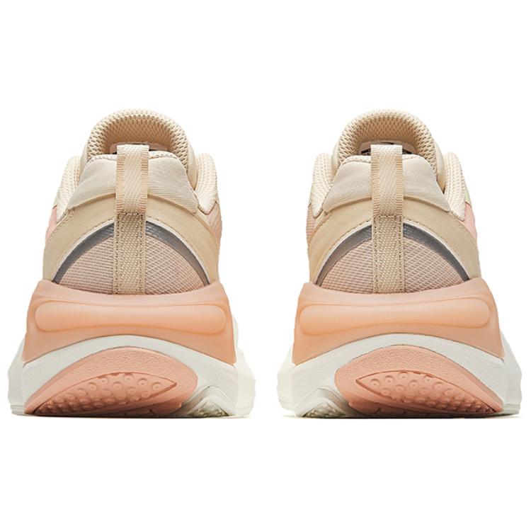 New Anta C37+ Cushioning Rebound Low Top Running Shoes Women's White Orange 922435538-3